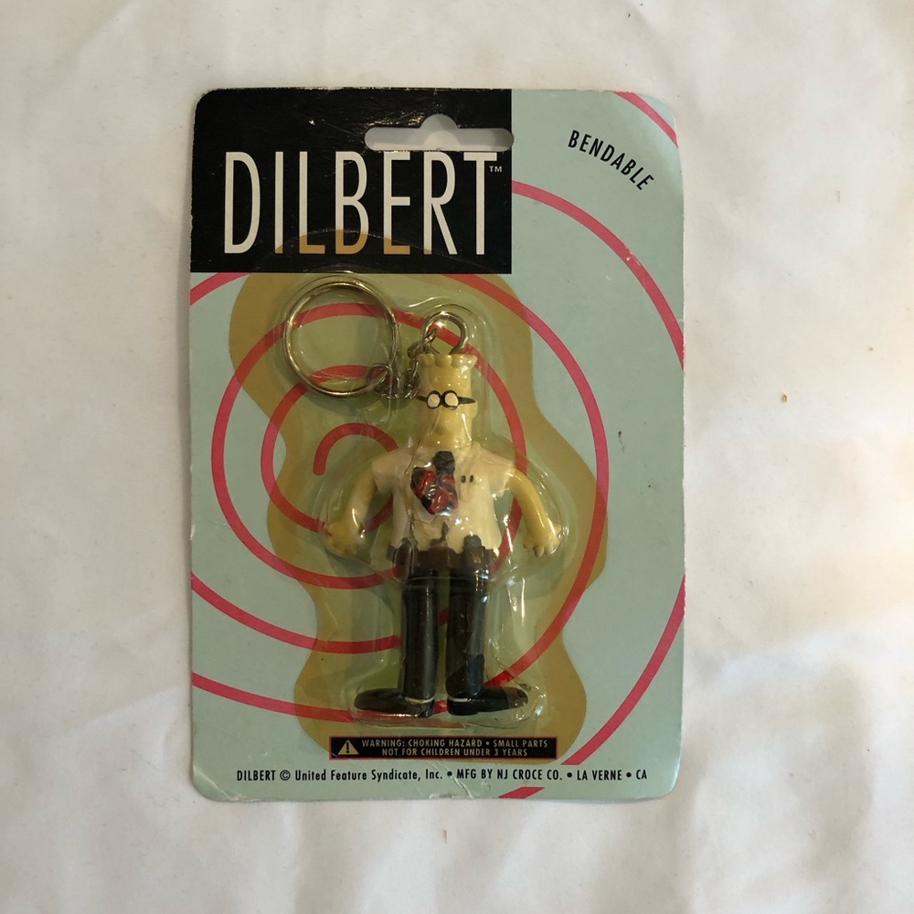 Dilbert Bendable Keychain